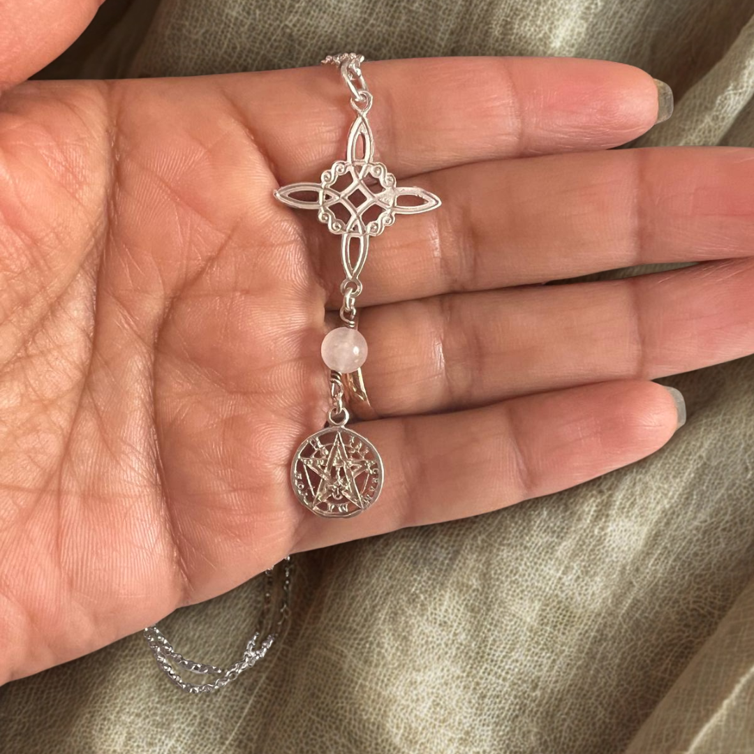 Pulsera Nudo de Brujas y Tetragramaton – Símbolo de protección y equilibrio