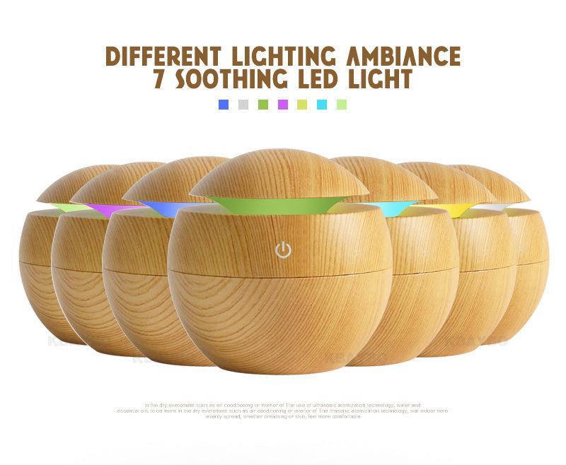 LED Night Light USB Aroma Essential Oil Diffuser