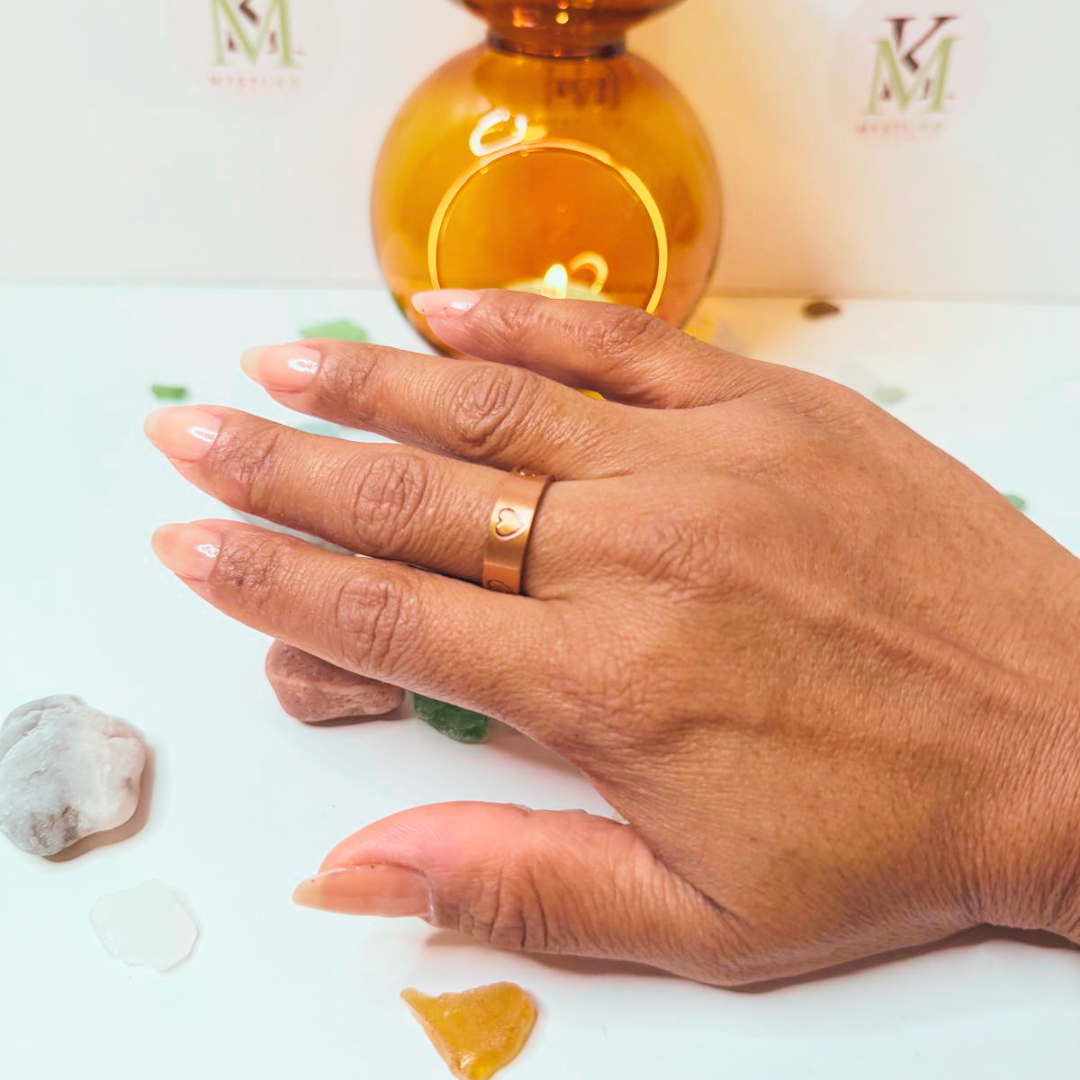 Anillo Corazón Magnético