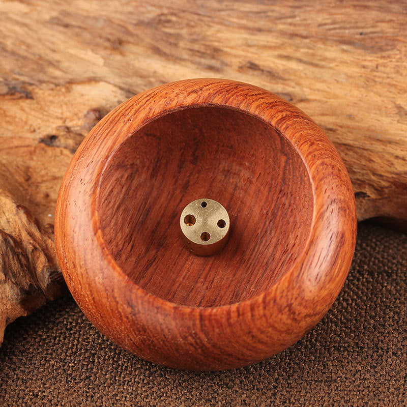 Rosewood Incense Holder