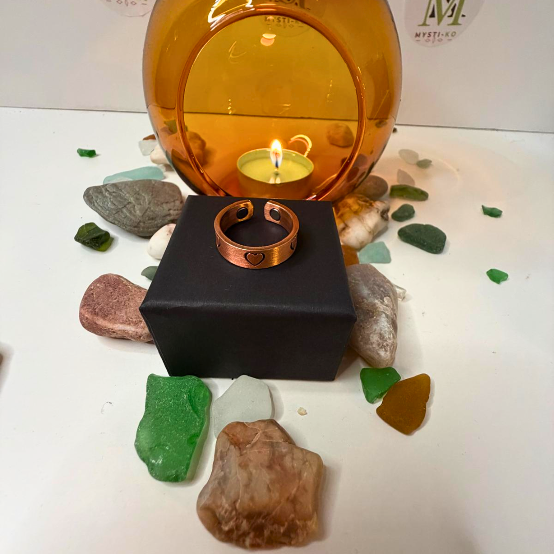 Anillo Corazón Magnético