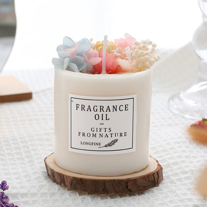 Dried Flowers Candles