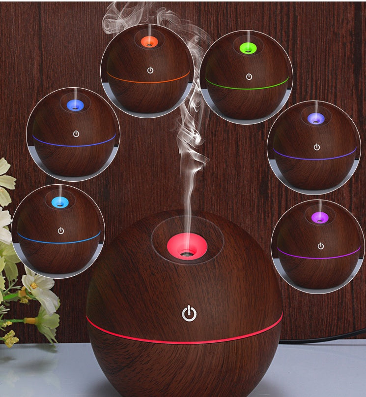 LED Night Light USB Aroma Essential Oil Diffuser