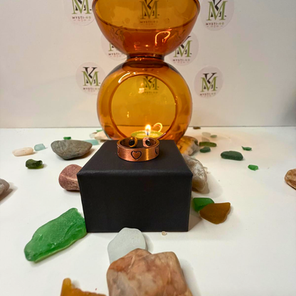 Anillo Corazón Magnético