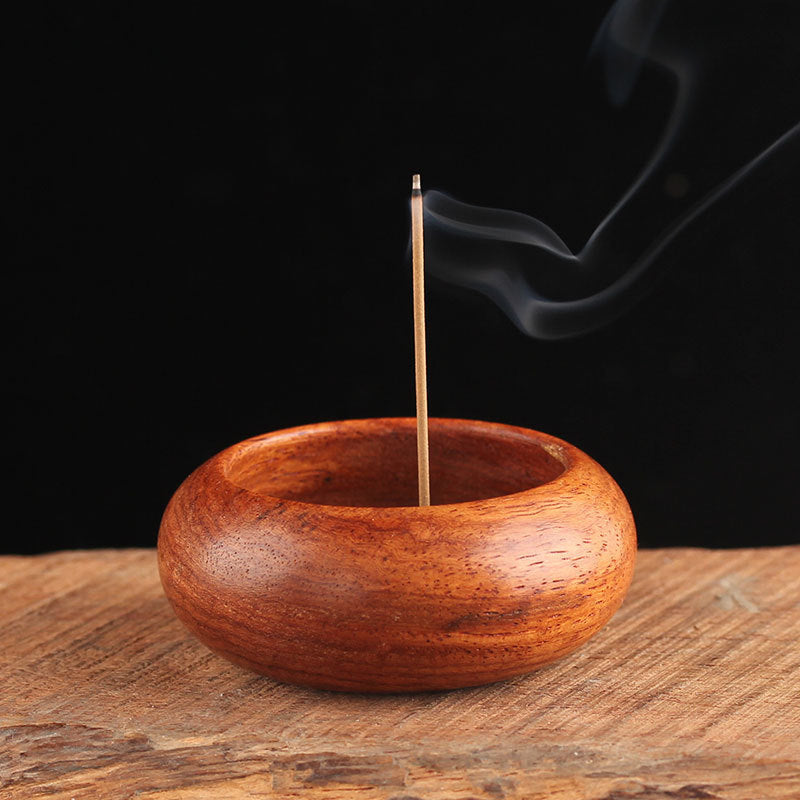 Rosewood Incense Holder