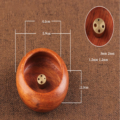 Rosewood Incense Holder